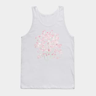 pink baby's breath flower Tank Top